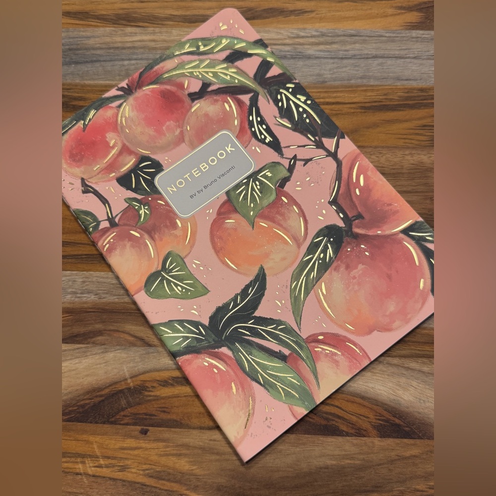 Bruno Visconti Soft Touch Peaches on the Tree Notebook Journal A5 NEW
